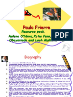 Paulo Freire Philosophy On Education