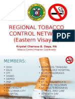Regional Tobacco Control Network (Eastern Visayas) : Krystel Charisse B. Daya, RN