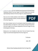 Sinkronisasi Program Pengembangan Infrastruktur Provinsi Nusa Tenggara Timur