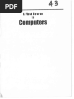 A First Course in C Omputer PDF