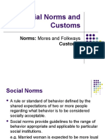 Norms and Customs