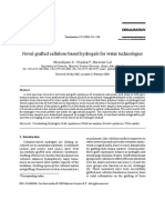 Novel Grafted Cellulose-Based Hydrogels For Water Technologies