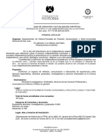 1º Circular - Jornadas Departamento de Historia 2016