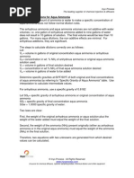 Download Dilution Calculations for Aqua Ammonia by dirkgates3022 SN30212964 doc pdf