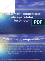 Malformatii Congenitale Ale Aparatului Locomotor