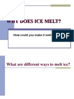 Why Does Ice Melt