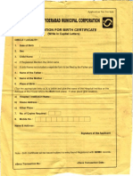 Birth Certificate PDF