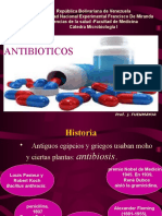 Historia y clasificación de los antibióticos
