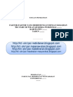 KTI Skripsi No.240 Faktor-Faktor Yang Berhubungan Dengan Kejadian TBC-Paru (Proposal)