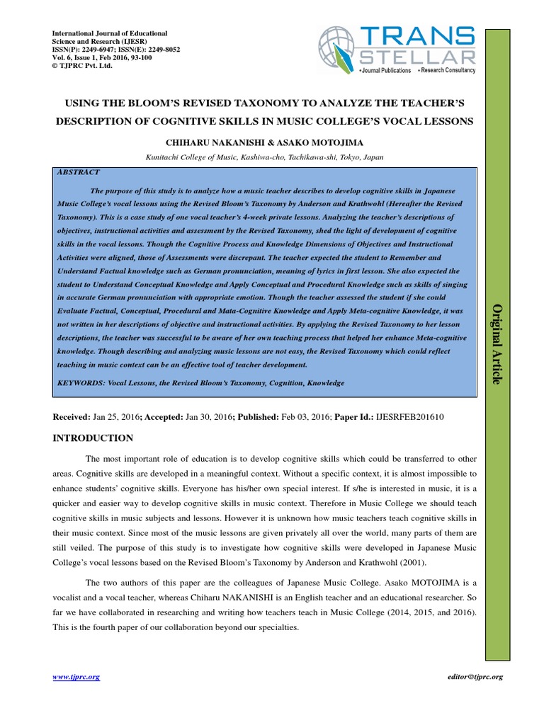 a taxonomy for learning teaching and assessing pdf download