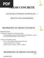 Fresh Concrete