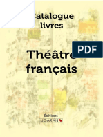 Catalogue Ligaran Livres Théâtre Francais