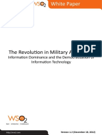 Whitepaper The Revolution in Military Affairs 2.0 Information Dominance and The Democratization of Information Technology