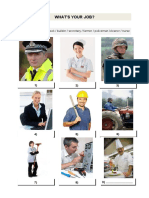 What'S Your Job?: Soldier / IT Engineer / Cook / Builder / Secretary / Farmer / Policeman /cleaner / Nurse