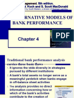 Alternative Models of Bank Performance