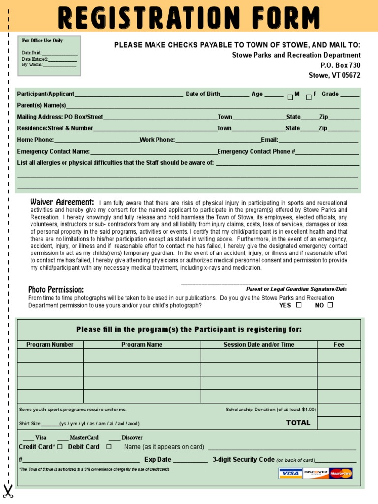 Registration Packet PDF Pharmaceutical Drug Post Office Box