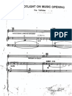 Taffetas Piano Conductor Score