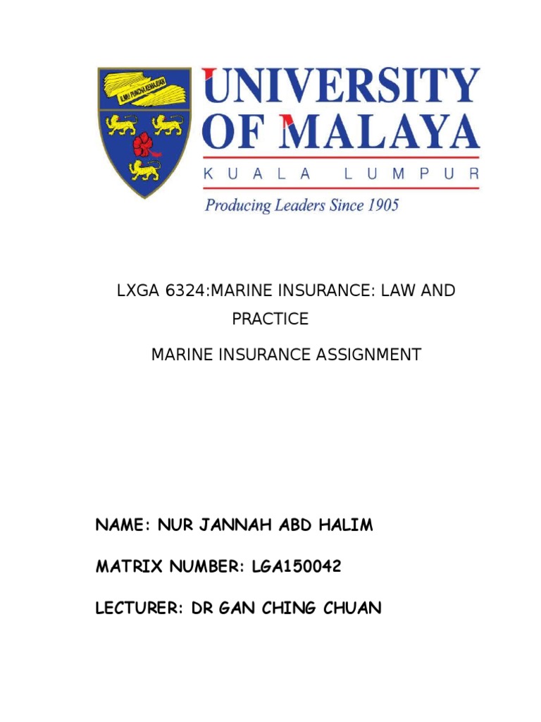 Marine Insurance: Duty of Good Faith | PDF | Misrepresentation | Insurance
