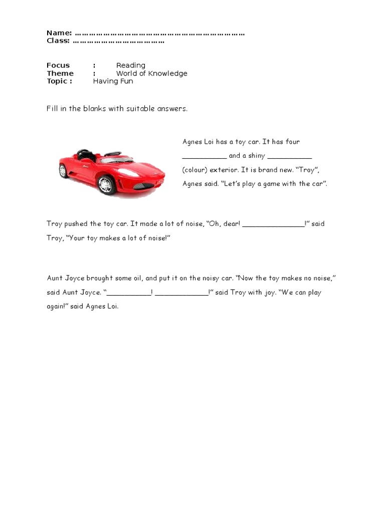 Fun Learning Activities for Kids | PDF | Games & Activities