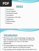 Index: Circuit Diagram Working Principle Description Comparision With Other Application Disadvantages Reference