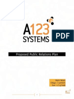 A123 PR Plan - Master