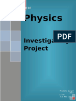 Physics: Investigatory Project