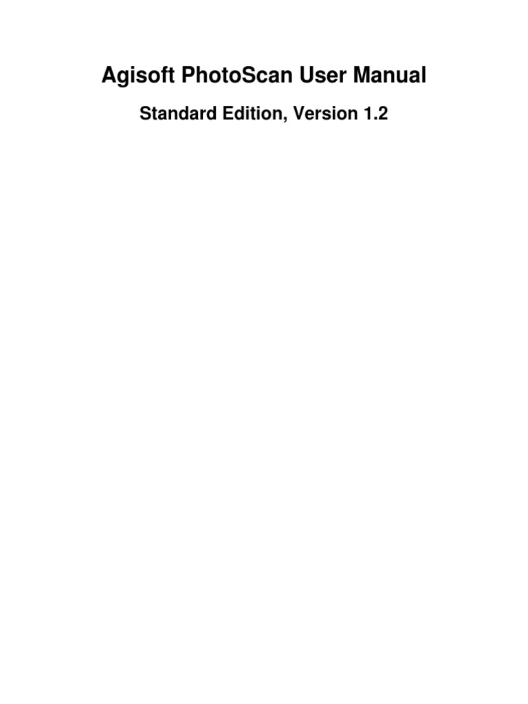 Agisoft PhotoScan User Manual | PDF | Texture Mapping | Graphics ...