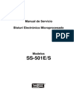 Manual de Electobisturi WEM SS-501S PDF