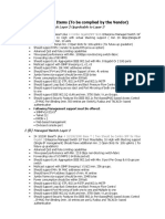 Networking Components and Cabling Specification