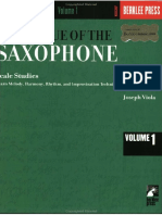 Joseph Viola Technique of the Saxophone 1 Scale Studies