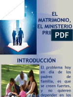 El Matrimonio, El Mnisterio Principal