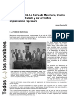 Verano de 1936: La Toma de Marchena, Triunfo Del Golpe de Estado y Su Terrorífica Implantación Represora... Por Javier Gavira Gil