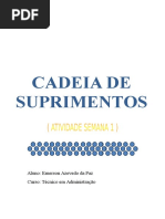 Atividade Semanal 1 Cadeia de Suprimentos