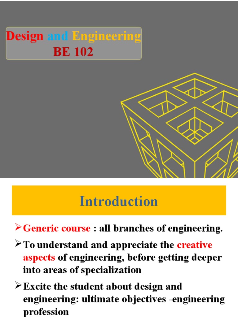 DE Intro1 | PDF | Design | Engineer