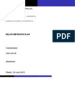 Prezentare RELATII METRICE ÎN PLAN