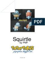 Squirtle Papercraft