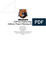 Software Engineering Software Project Planning Document