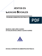 Fundamentos en Ciencias Sociales PDF