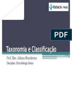 Taxonomia e Classificação PDF