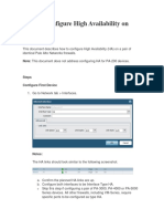 How To Configure High Availability On PAN