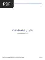 Cisco Modeling Labs