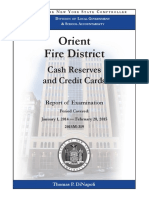 Orient Fire District State Comptroller Audit