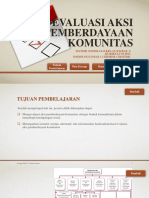 Evaluasi Aksi Pemberdayaan Komunitas