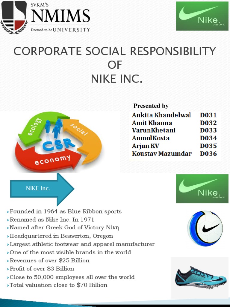 nike social responsibility