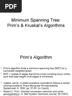 Minimum Spanning Trees