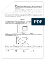 Iit Model Paper 3