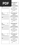 Cartela de Rifa para Imprimir | PDF