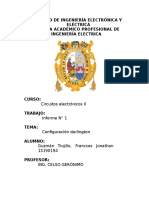 Circuitos electrónicos II - Informe Configuración Darlington