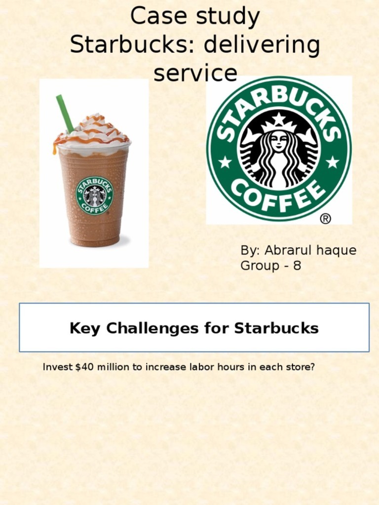 business case study on starbucks