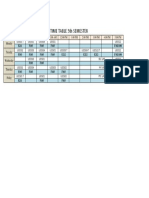 Timetable 5th Sem